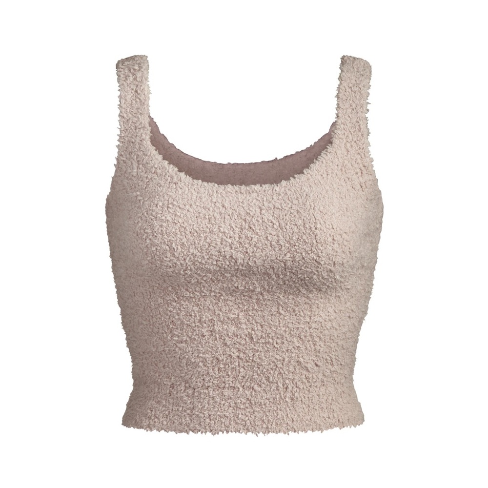 Kim Kardashian SKIMS Cozy Knit Tank - Stone Color - Picture 1 of 2